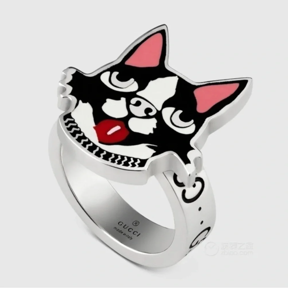 GUCCI 925 Silver ring authentic 100%‎